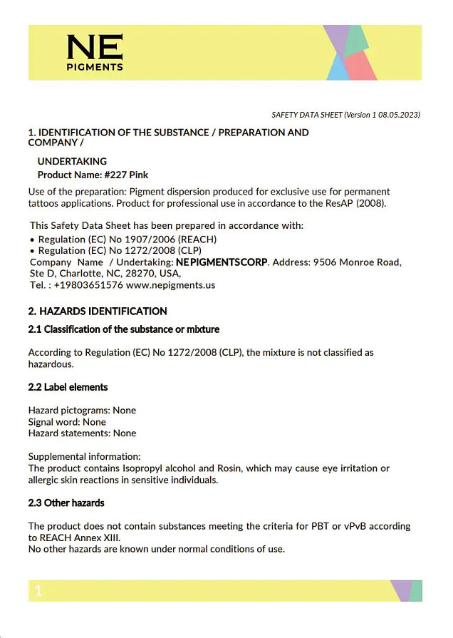 MSDS 227