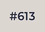 #613 