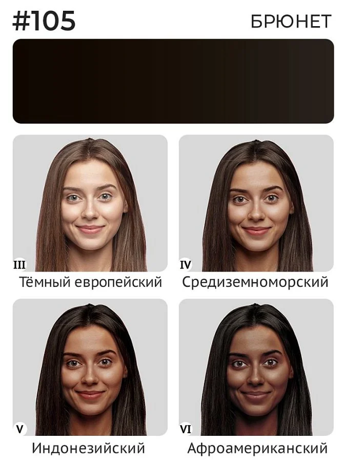 Пигмент для бровей #105 Брюнет